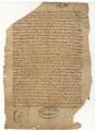 Fragment du manuscrit d'un sermon de Maître Eckhart