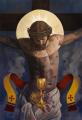 Peinture du Christ Crucifié