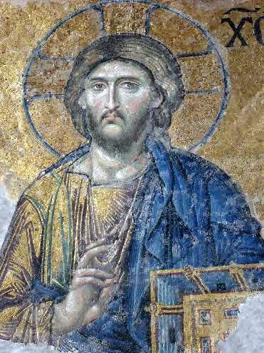 Icône du Christ (Sainte-Sophie, Istanbul - Turquie))