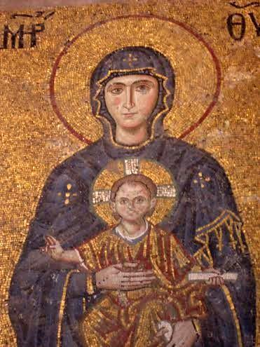 Icône de la Vierge et l'Enfant-Jésus (Sainte-Sophie, Istanbul)