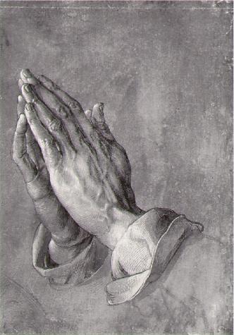 Albrecht Dürer, mains priant