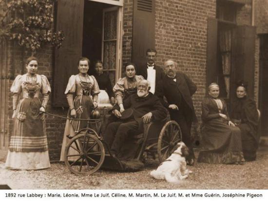 Louis Martin âgé, ses filles et la famille Guérin