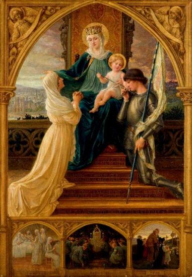 Marie, l'Enfant-Jésus, Sainte Jeanne d'Arc et Sainte Geneviève