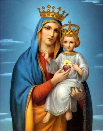 Marie Reine et l'Enfant Jésus Roi