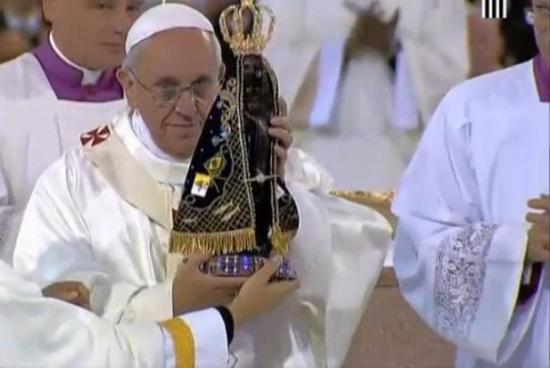 Le Pape François à Aparecida, 24 juillet 2013 (1)