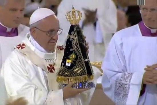 Le Pape François à Aparecida, 24 juillet 2013 (2)