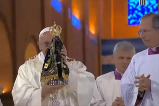 Le Pape François à Aparecida, 24 juillet 2013 (3)