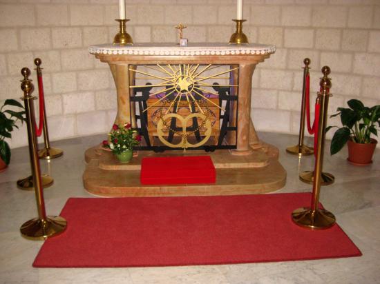 Reliques de Marie-Alphonsine, palestinienne canonisée