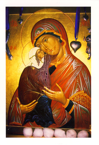 Miraculeuse icône de Sainte-Anne