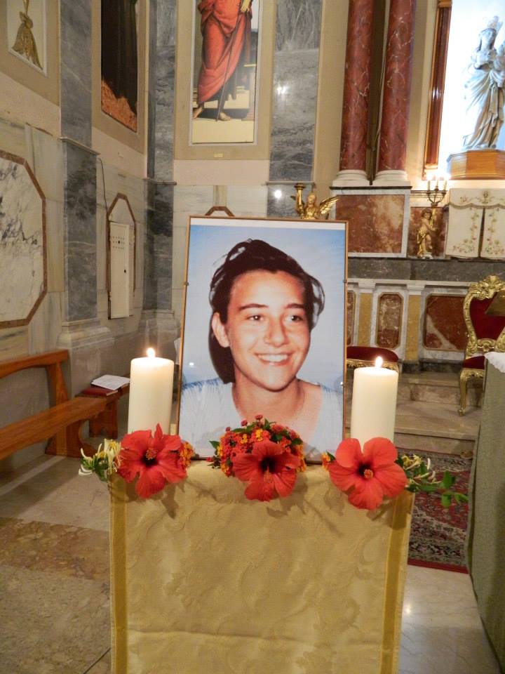 Hommage à Chiara Luce Badano, Castelvetrano, Sicile, octobre 2013