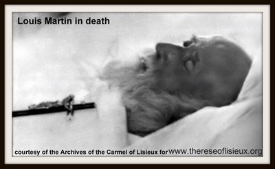 Bienheureux Louis Martin sur son lit de mort
